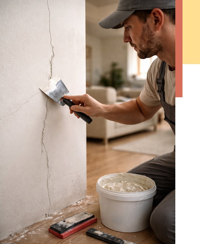 Заделка трещин и сколов в Междуреченске от 2476 руб. — быстро и недорого | ОТДЕЛОЧНИК-Мжд