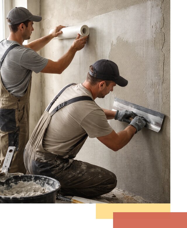 Армирование стен стеклосеткой в Междуреченске для прочной отделки