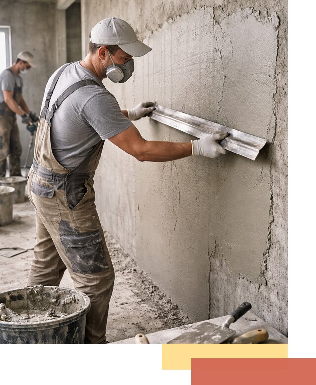 Штукатурка бетонных стен в Междуреченске качественно и долговечно