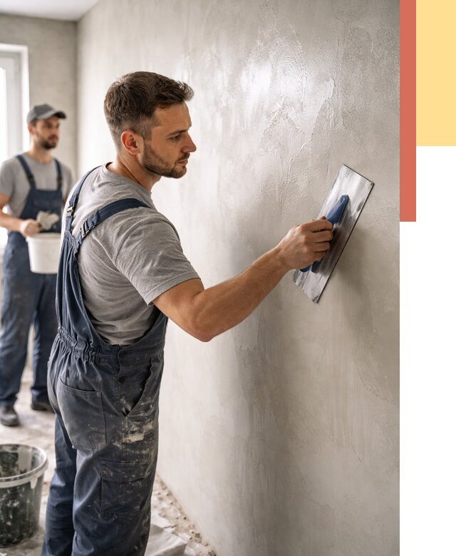 Глянцевание штукатурки стен в Междуреченске от 7579 руб. — услуги и затирка | ОТДЕЛОЧНИК-Мжд