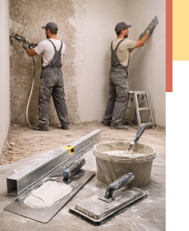 Штукатурка стен под обои в Междуреченске от 4547 руб./м2 — выравнивание под обои | ОТДЕЛОЧНИК-Мжд