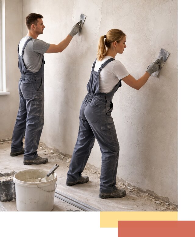 Штукатурка стен под обои в Междуреченске профессионально и быстро