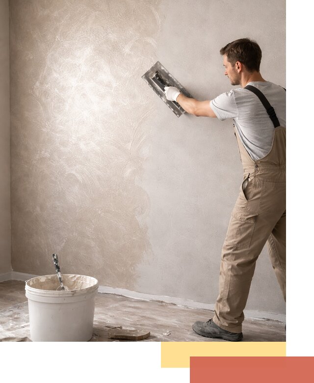 Декоративная штукатурка «Мокрый шелк» под ключ в Междуреченске