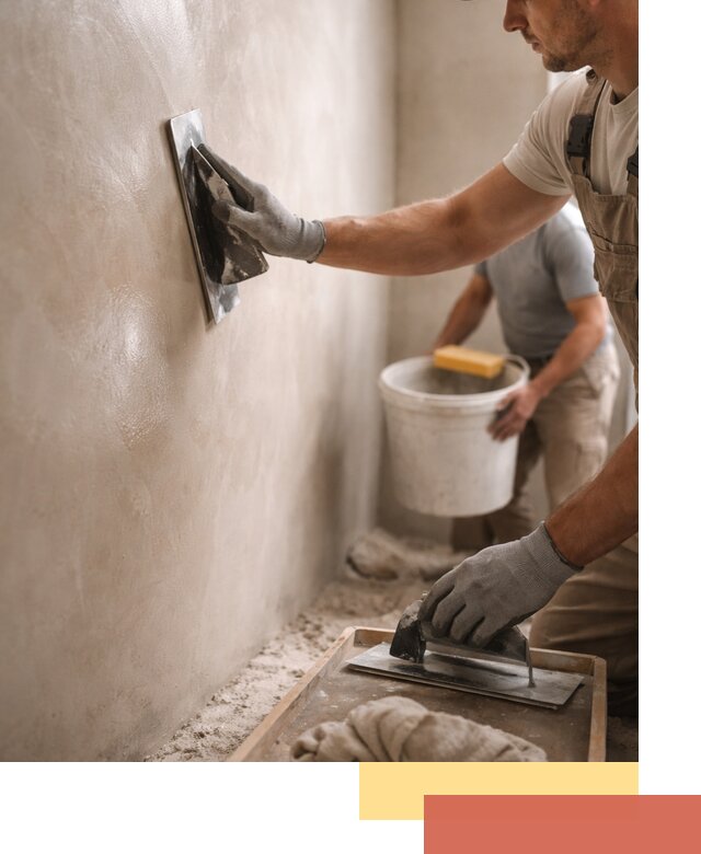 Нанесение марокканской штукатурки таделакт в Междуреченске