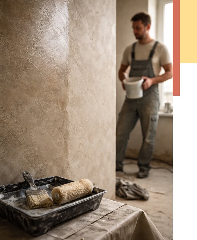 Нанесение воска на штукатурку в Междуреченске от 3537 руб. | Услуги ОТДЕЛОЧНИК-Мжд