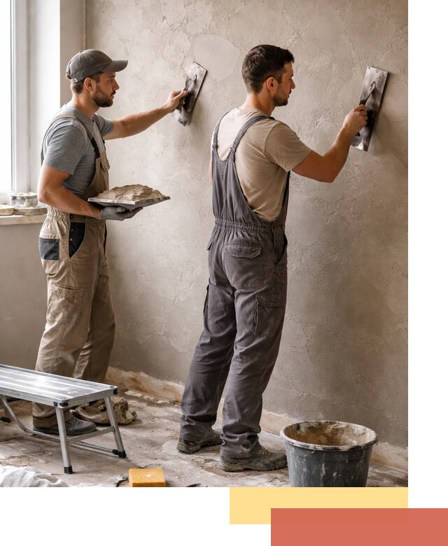 Ремонт декоративной штукатурки и восстановление фактуры в Междуреченске