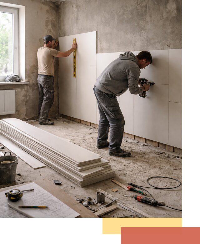 Монтаж ПВХ панелей на стены в Междуреченске качественно и быстро