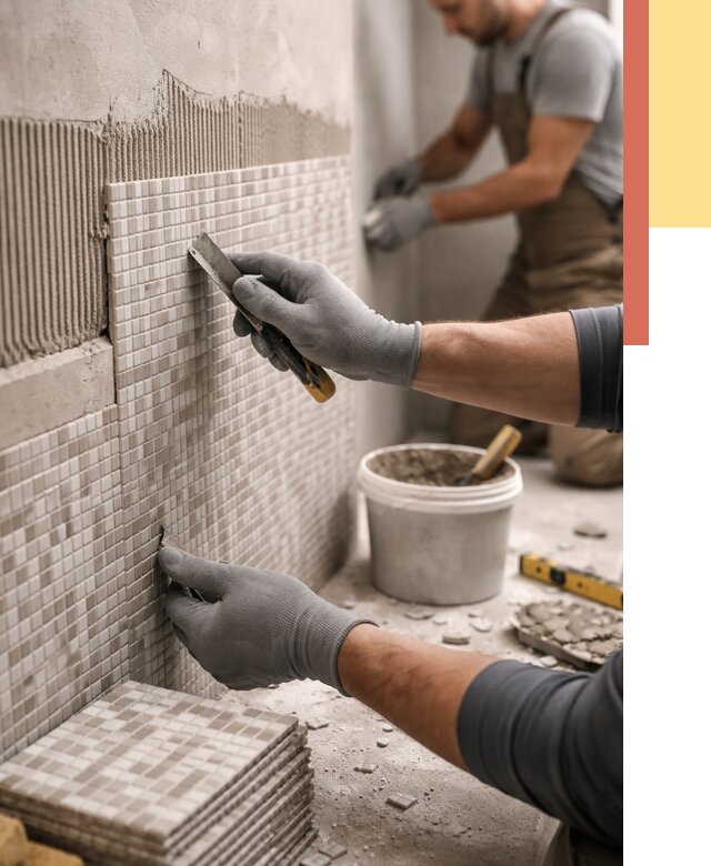 Облицовка стен мозаикой в Междуреченске от 3234 руб/м2 — укладка мозаики на стены | ОТДЕЛОЧНИК-Мжд