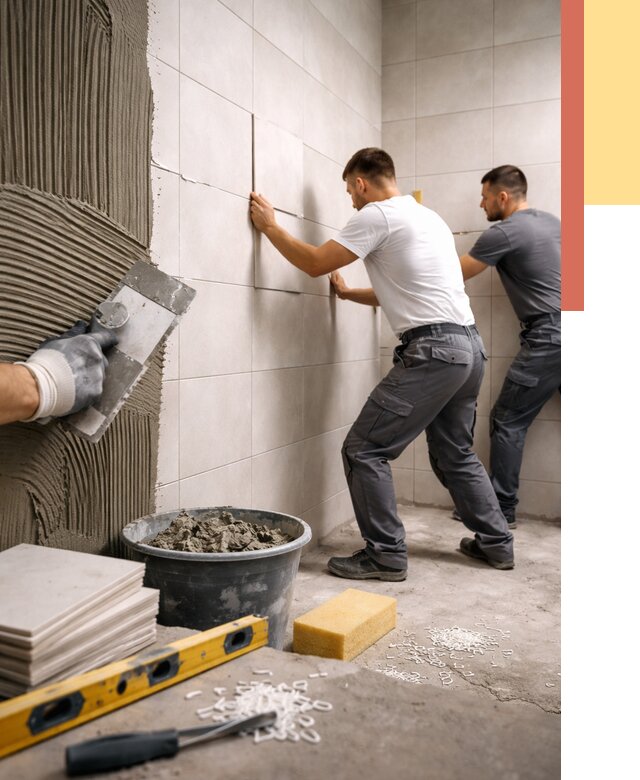 Укладка плитки на стены в Междуреченске от 859 руб. — качественно и недорого | ОТДЕЛОЧНИК-Мжд