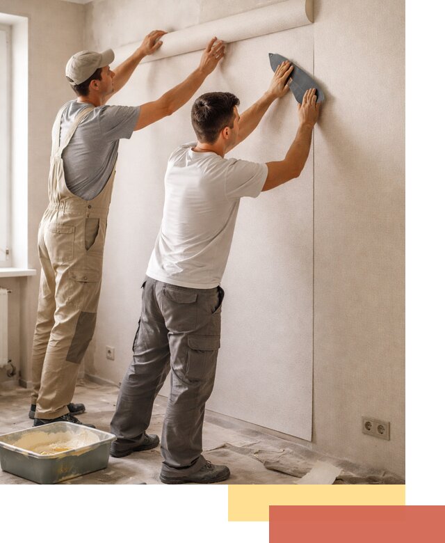 Поклейка виниловых обоев в Междуреченске профессионально и качественно