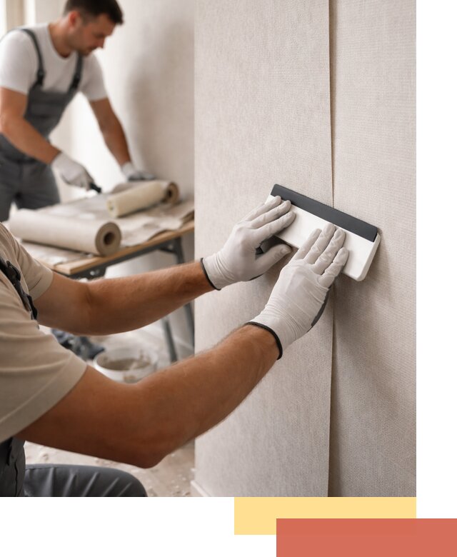 Поклейка обоев под покраску в Междуреченске профессионально и быстро