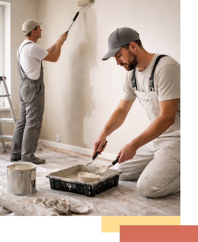 Покраска стен в квартире в Междуреченске — профессионально и аккуратно