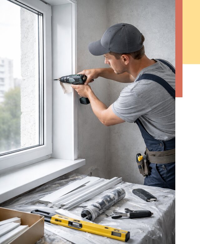 Установка пластиковых откосов в Междуреченске от 2274 руб. | ОТДЕЛОЧНИК-Мжд монтаж, быстро и недорого