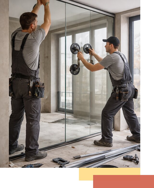 Цельностеклянные перегородки под ключ в Междуреченске