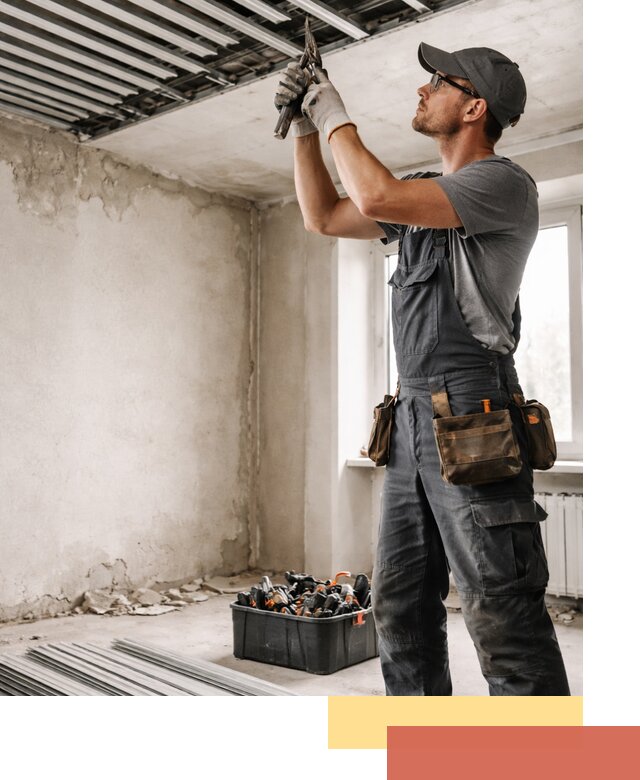 Демонтаж реечного потолка в Междуреченске быстро и аккуратно