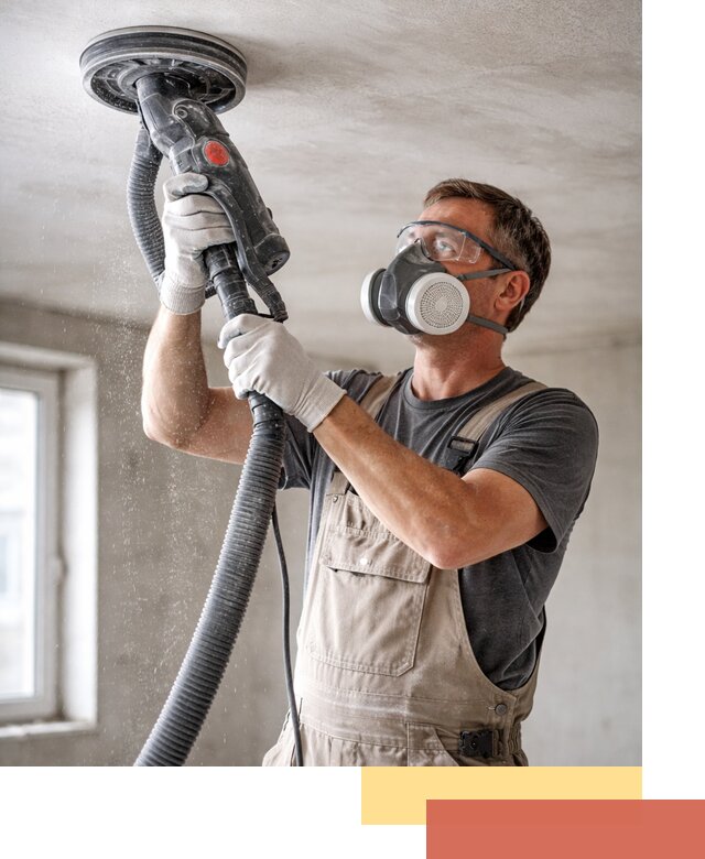 Шлифовка потолка в Междуреченске — качественная подготовка под отделку