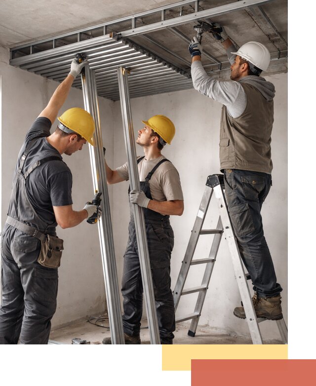 Монтаж реечного потолка под ключ в Междуреченске