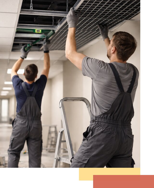 Монтаж потолка Грильято в Междуреченске: установка под ключ качественно