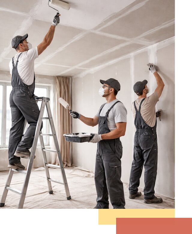 Покраска потолка из гипсокартона в Междуреченске качественно и недорого