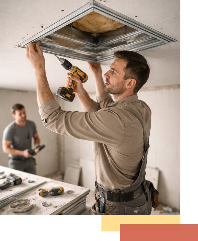 Монтаж люка в потолок из ГКЛ в Междуреченске