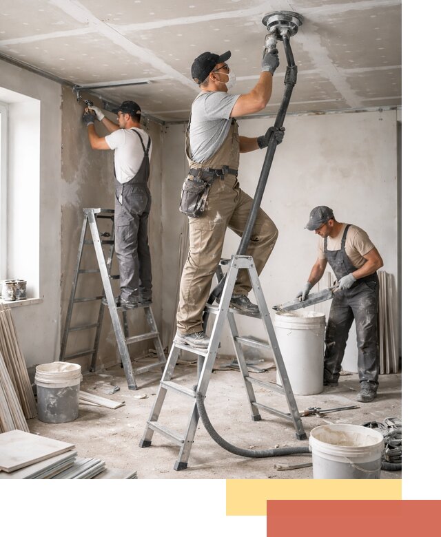 Ремонт потолка из гипсокартона в Междуреченске: быстрый и качественный монтаж