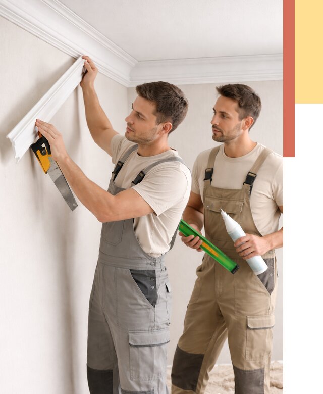 Монтаж потолочного плинтуса в Междуреченске от 2324 руб. — быстро и недорого | ОТДЕЛОЧНИК-Мжд