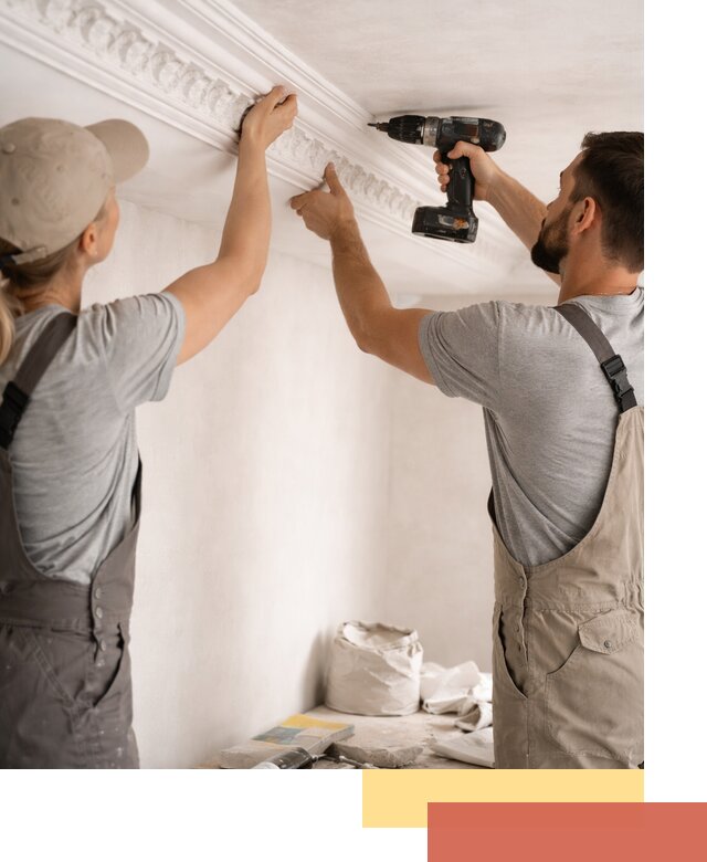 Профессиональный монтаж лепнины на потолок в Междуреченске