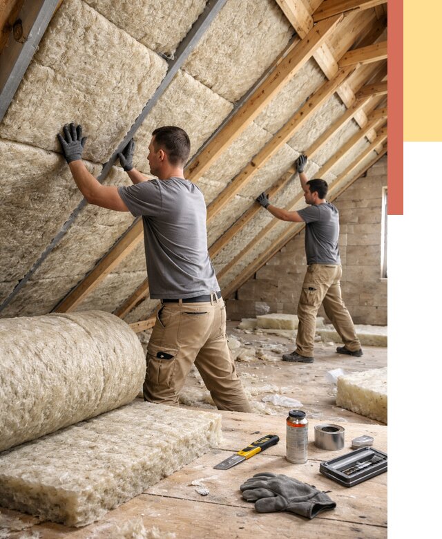 Утепление потолка минватой в Междуреченске от 1465 руб. — быстро и недорого | ОТДЕЛОЧНИК-Мжд