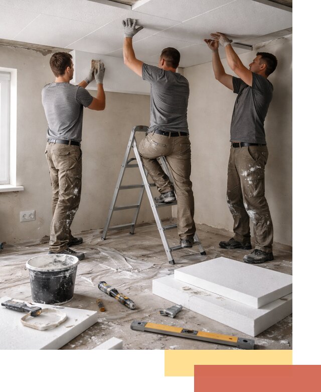 Утепление потолка пенопластом в Междуреченске быстро и качественно