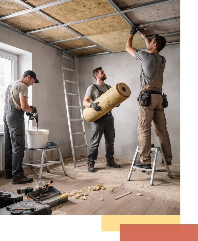 Шумоизоляция потолка в Междуреченске: профессиональный монтаж и отделка